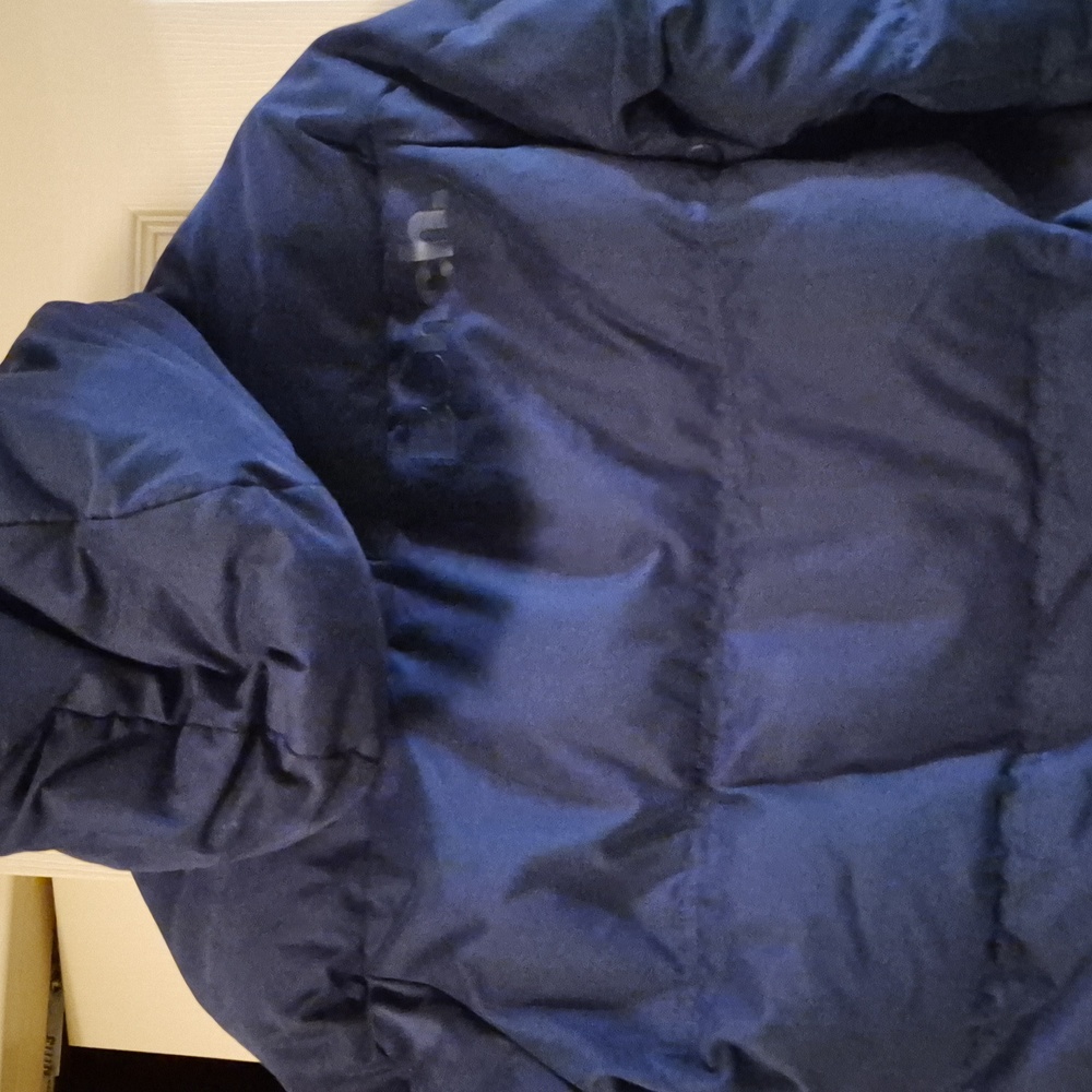 Navy Blue Puffer Jacket - Picture 4 of 4
